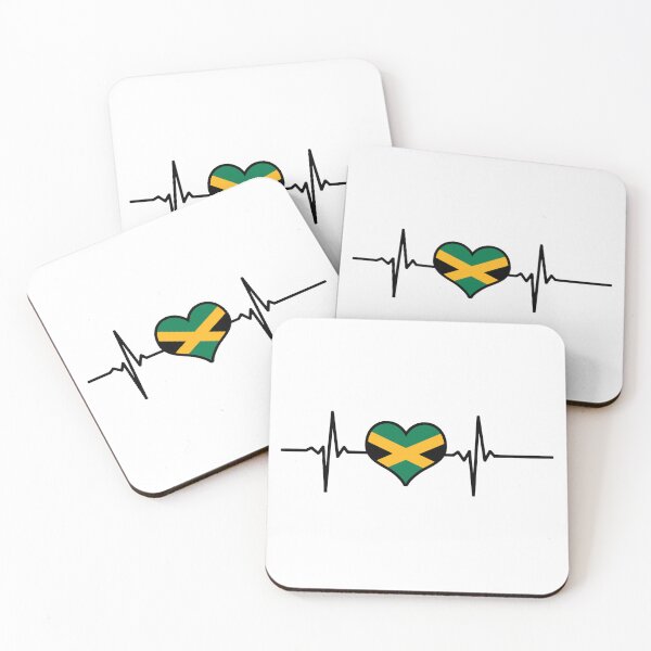 Item preview, Jamaica Heartbeat Line designed and sold by radikaldezignz.