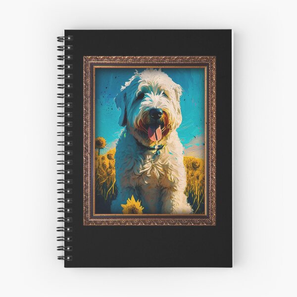 Item preview, Pyredoodle Sunflower Painting Adorable Dog designed and sold by rafaeltto.