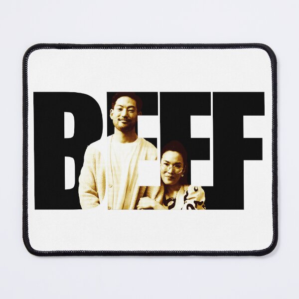 Item preview, Beef netflix series Ali Wong as Amy Lau and Joseph Lee as George Nakai themed graphic design by ironpalette designed and sold by ironpalette.