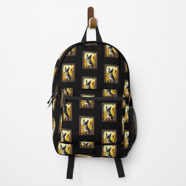 Item preview, Rat Terrier Sunflower Painting Adorable Dog designed and sold by rafaeltto.