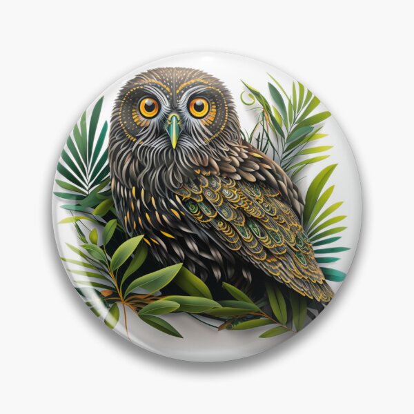 Item preview, Morepork Zentangle designed and sold by TheOosh.