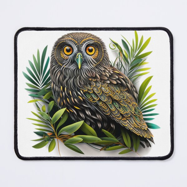 Item preview, Morepork Zentangle designed and sold by TheOosh.