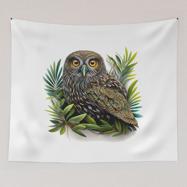 Item preview, Morepork Zentangle designed and sold by TheOosh.