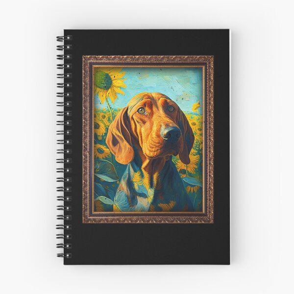 Item preview, Redbone Coonhound Sunflower Painting Adorable Dog designed and sold by rafaeltto.
