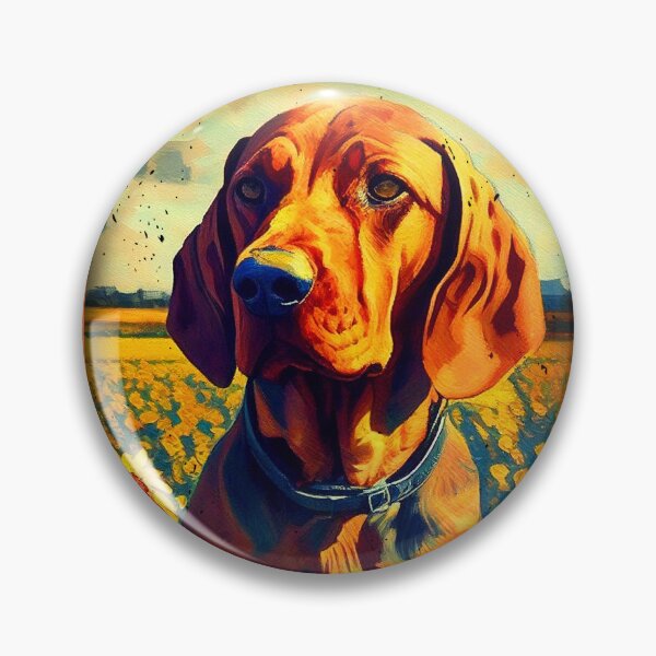 Item preview, Redbone Coonhound Sunflower Painting Adorable Dog designed and sold by rafaeltto.