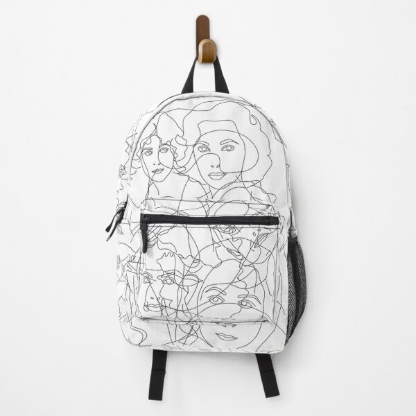 Item preview, Womens faces drawn in single lines. designed and sold by claireseyeview.
