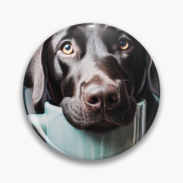Item preview, Perky Pup: Adorable Labrador Retriever Coffee for Caffeine Lovers designed and sold by ClawedCreations.