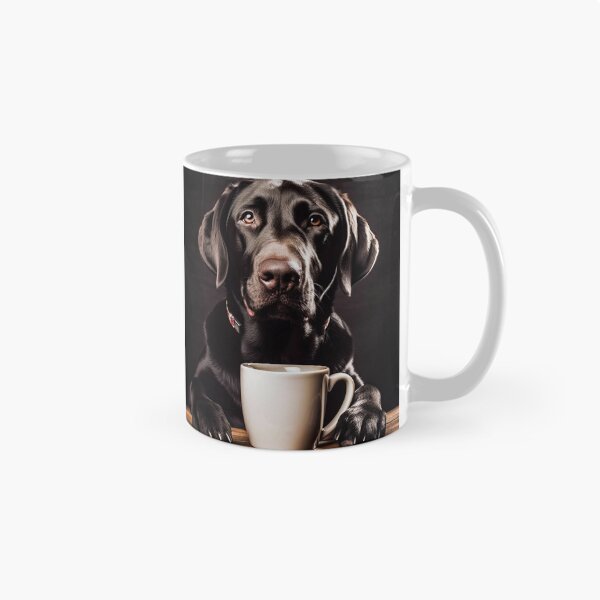Item preview, Perky Pup: Adorable Labrador Retriever Coffee for Caffeine Lovers designed and sold by ClawedCreations.