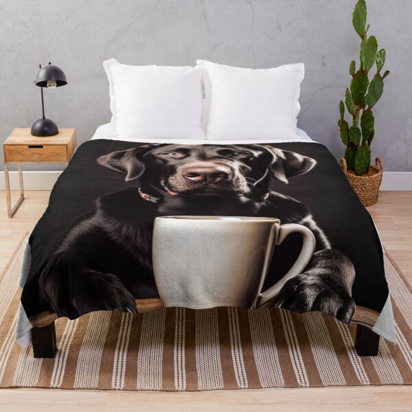 Item preview, Perky Pup: Adorable Labrador Retriever Coffee for Caffeine Lovers designed and sold by ClawedCreations.