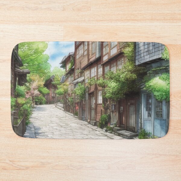Item preview, Anime Style Beautiful Historic Street  designed and sold by HeavenlyMuse23.