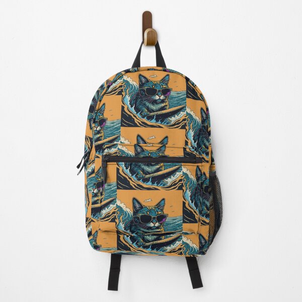 Item preview, Funny Cat Surfing  designed and sold by PGasbarroneArt.