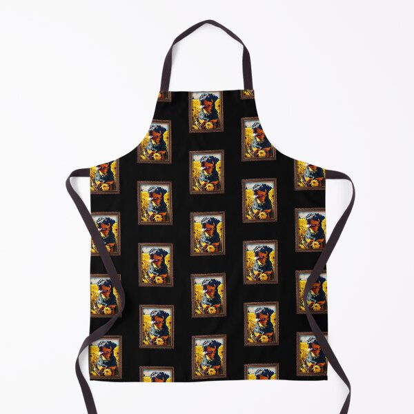 Item preview, Rottweiler Sunflower Painting Adorable Dog designed and sold by rafaeltto.