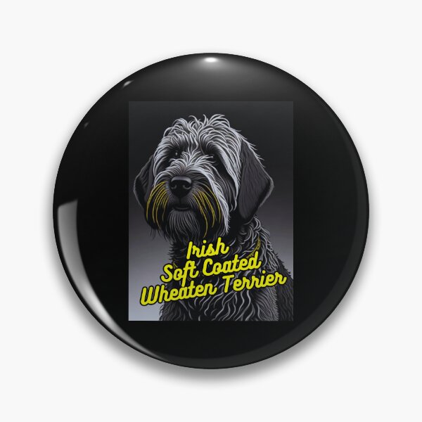 Artikelvorschau, Irish Soft Coated Wheaten Terrier dunkler Hintergrund entworfen und verkauft von IrishPOD.
