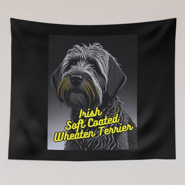 Item preview, Irish Soft Coated Wheaten Terrier Dark Background designed and sold by IrishPOD.