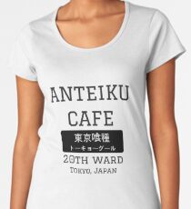 Camiseta premium de cuello ancho Anteiku Cafe