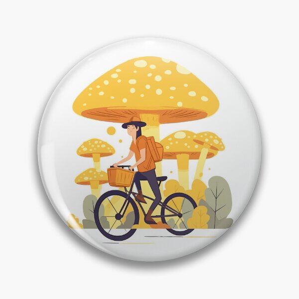 Item preview, Albert Hofmann 1943 Inspired | Mushroom Meadows Ride | Bright Biking Adventures designed and sold by mindexploration.