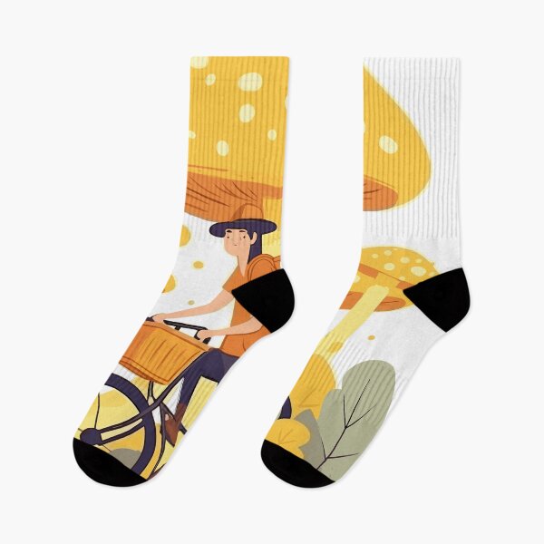 Item preview, Albert Hofmann 1943 Inspired | Mushroom Meadows Ride | Bright Biking Adventures designed and sold by mindexploration.