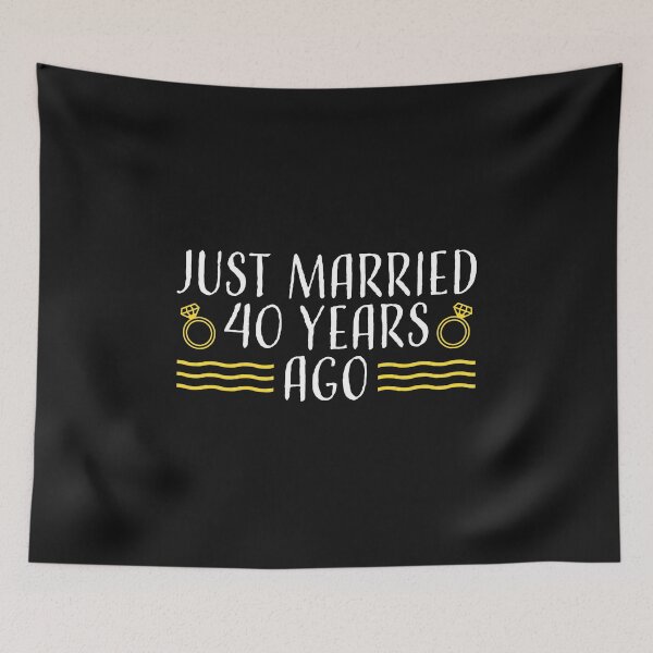 Item preview, Just Married 40 Years Ago  designed and sold by OneFineGem.