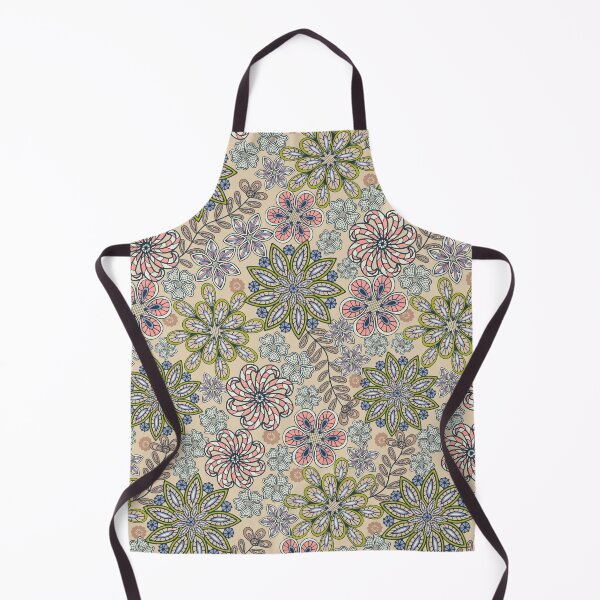 Item preview, PASSEMENTERIE Lacy Bohemian Embroidery Floral in Delicate Pink Green Lavender Brown Neutral - UnBlink Studio by Jackie Tahara designed and sold by Jackie Tahara of UnBlink Studio.