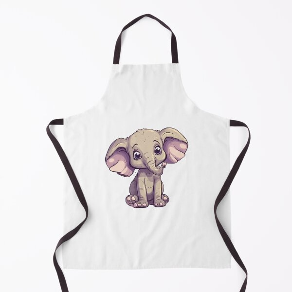 Item preview, Baby elephant with big floppy ears and a playful trunk designed and sold by Maycon Arts.