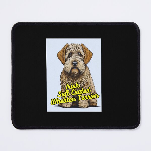 Item preview, Irish Soft Coated Wheaten Terrier White Background designed and sold by IrishPOD.