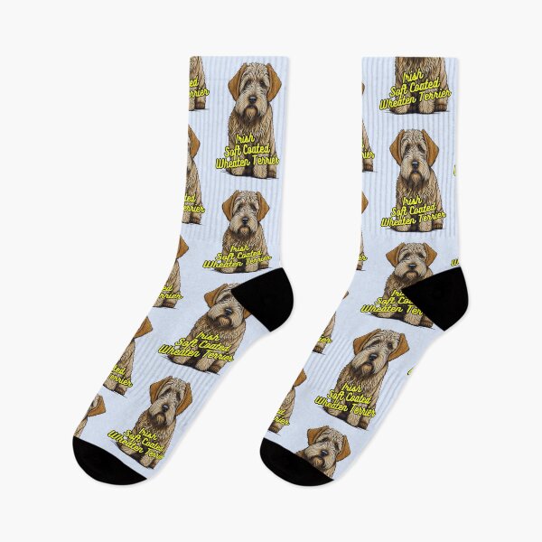 Item preview, Irish Soft Coated Wheaten Terrier White Background designed and sold by IrishPOD.