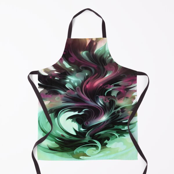 Item preview, Bouquet Abstract Violet and Mint Green Flowing in the Wind Christmas Green and Red designed and sold by deniselynnimage.