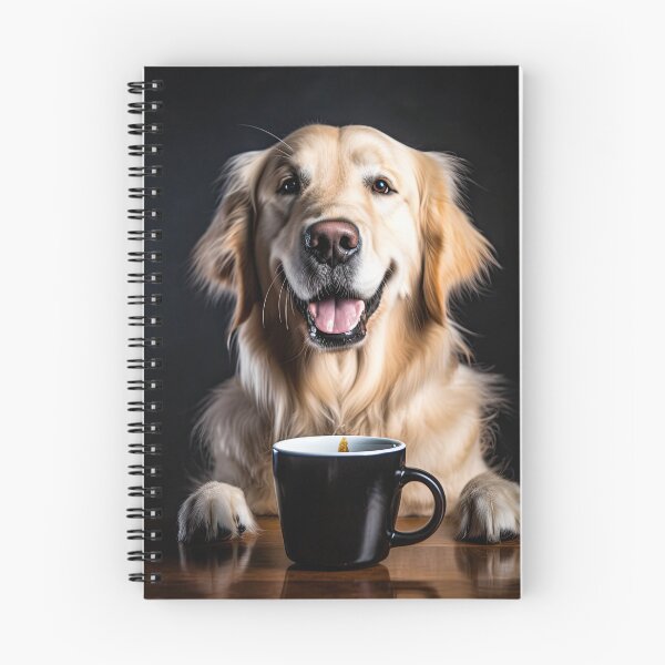 Item preview, Perky Pup: Adorable Golden Retriever Coffee for Caffeine Lovers designed and sold by ClawedCreations.