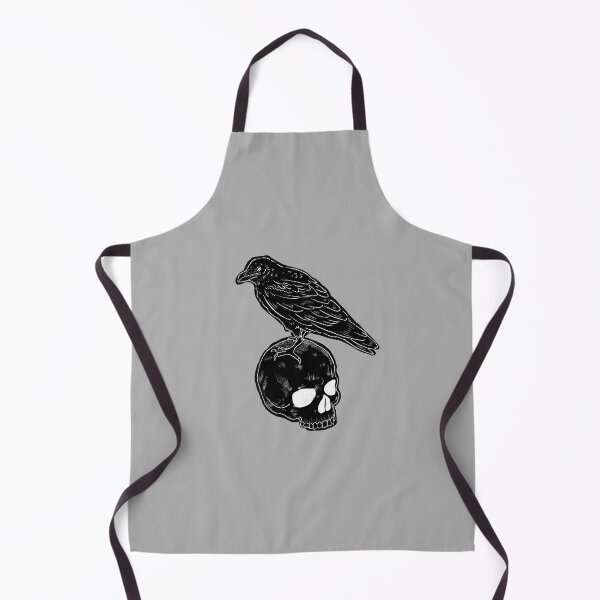 Item preview, raven on skull designed and sold by PuntoZero.