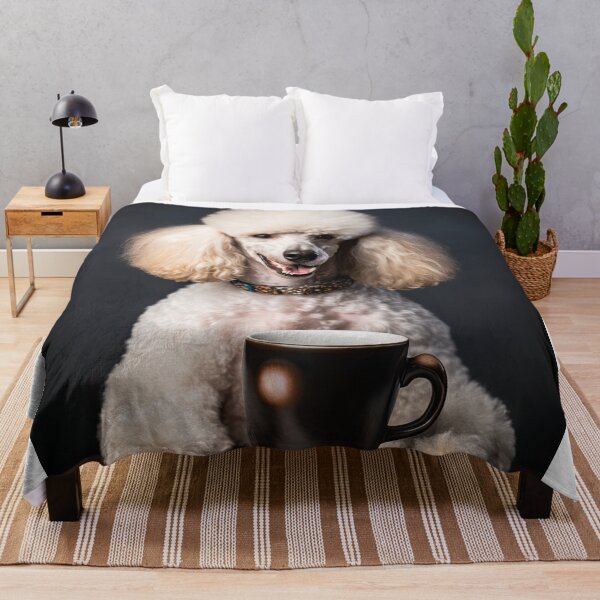 Item preview, Perky Pup: Adorable Poodle Coffee for Caffeine Lovers designed and sold by ClawedCreations.