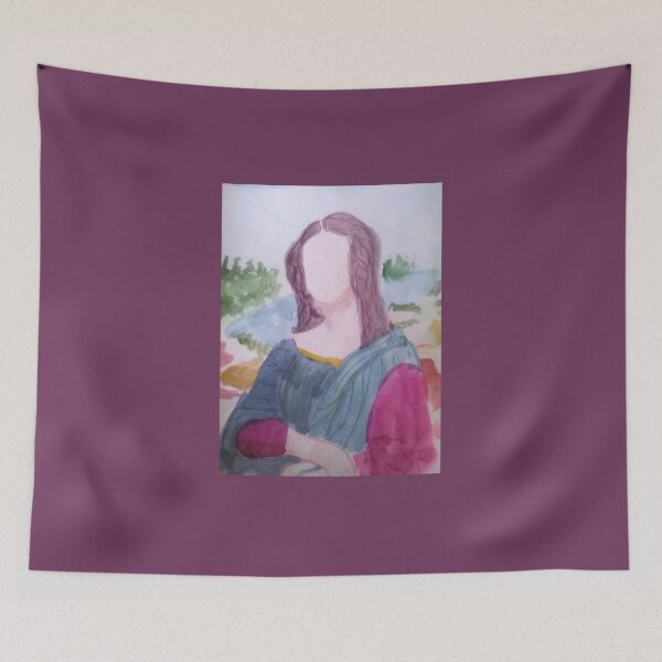 Aperçu de l'œuvre Monalisa à l'aquarelle créée et vendue par SanMould.