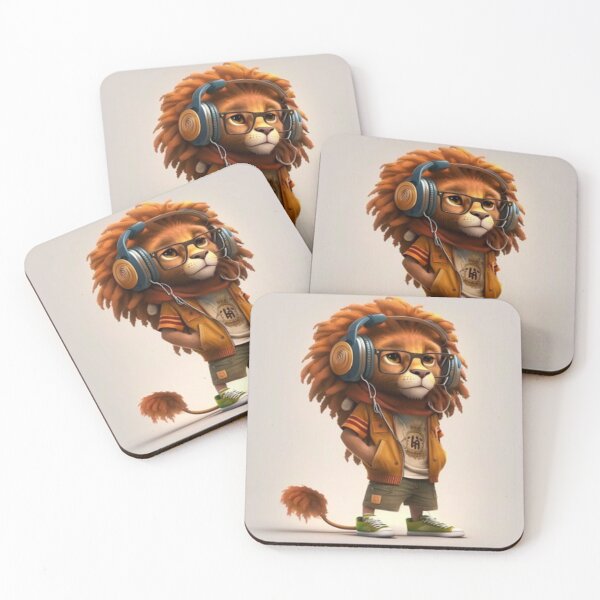 Item preview, stylish lion designed and sold by BOHdesign.