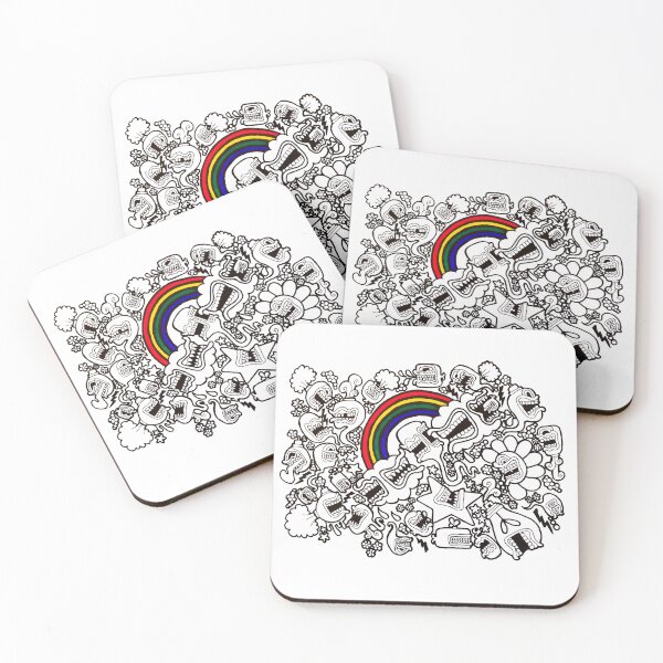 Item preview, Rainbow Doodle designed and sold by Gioco Roesch.