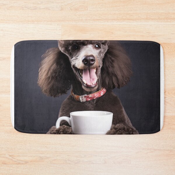 Item preview, Perky Pup: Adorable Poodle Coffee for Caffeine Lovers designed and sold by ClawedCreations.