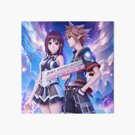 Vista previa del artículo con la obra «Kairi And Sora», diseñado y vendido por Ryu8Art.