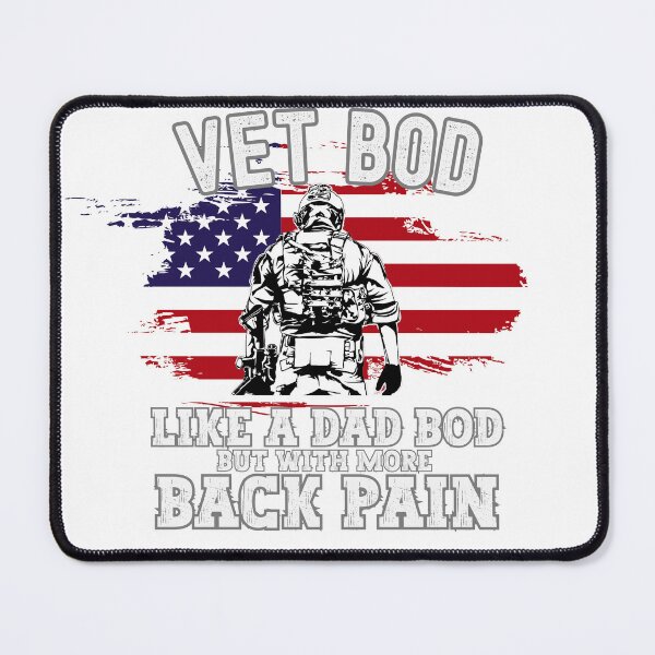 Item preview, Vet, Veteran, Vet Bod, Dad Bod designed and sold by WunderByCali.