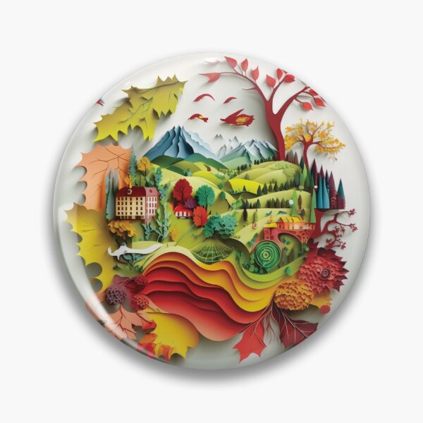 Item preview, Magic in Paper Cutting: Vibrant Landscapes and Exquisite Details designed and sold by artpapercuts.
