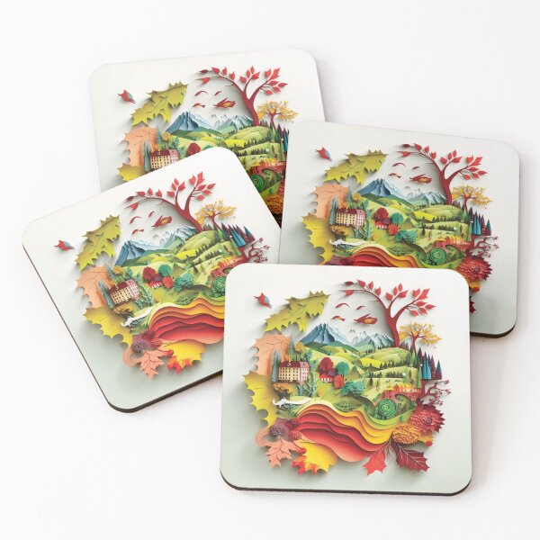 Item preview, Magic in Paper Cutting: Vibrant Landscapes and Exquisite Details designed and sold by artpapercuts.