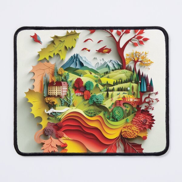 Item preview, Magic in Paper Cutting: Vibrant Landscapes and Exquisite Details designed and sold by artpapercuts.