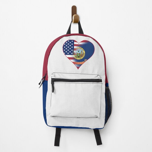Item preview, State of Idaho Flag and American Flag Fusion Design designed and sold by Gsallicat.