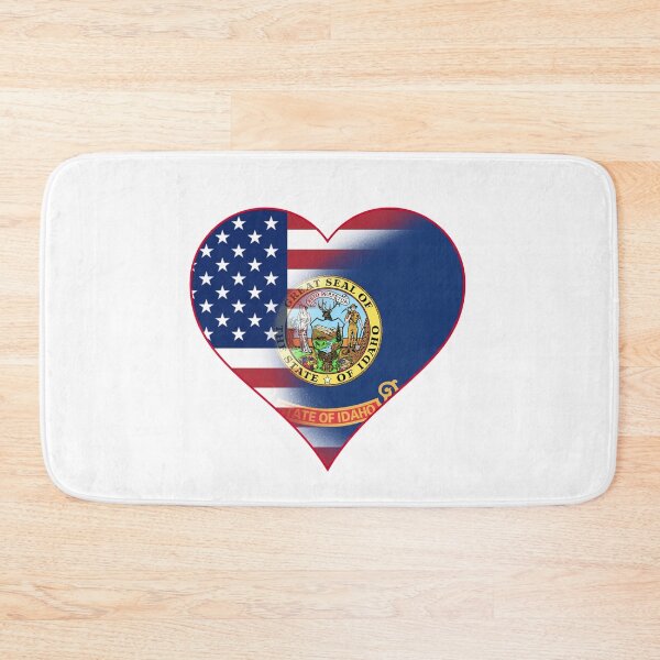 Item preview, State of Idaho Flag and American Flag Fusion Design designed and sold by Gsallicat.