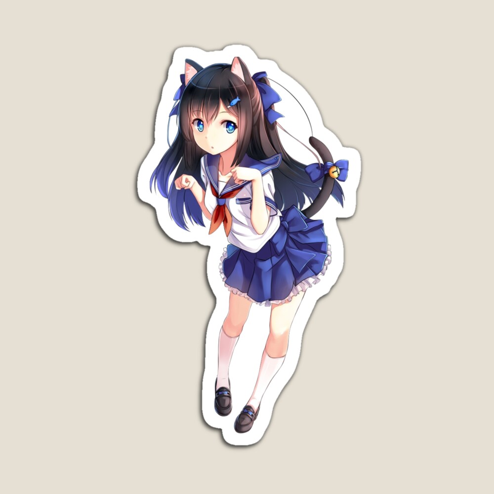 Anime Girl Sticker - Anime Girl Cute - Discover & Share GIFs