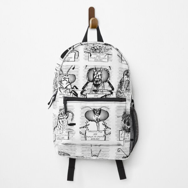 Item preview, Pattern - Bugs Shots - Insects suspects line-up - Entomologists Humour designed and sold by Eejee-SK.