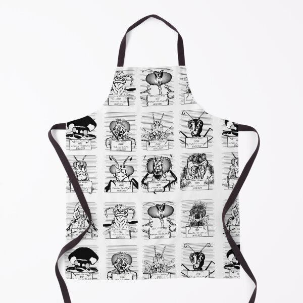 Item preview, Pattern - Bugs Shots - Insects suspects line-up - Entomologists Humour designed and sold by Eejee-SK.