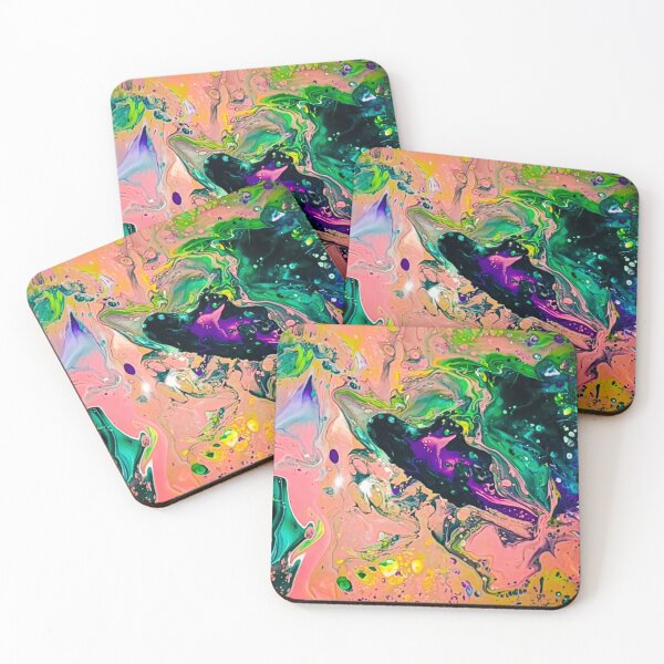 Item preview, Fluid hearts colliding designed and sold by KatsColorfulArt.