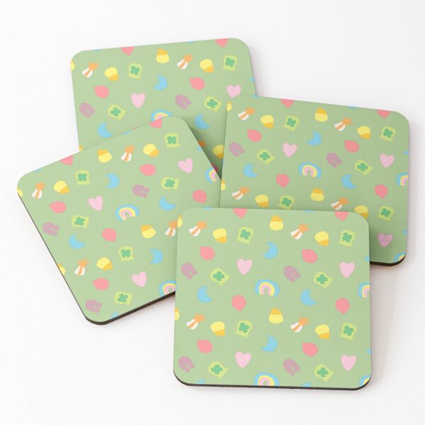 Item preview, Lucky Marshmallows with Green Background  designed and sold by serafineaandd.