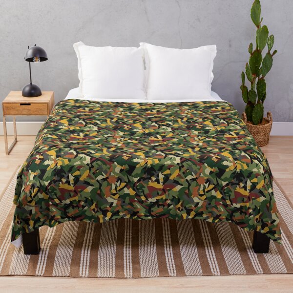 Item preview, Dark Green Forrest Army Camo Print Camouflage Pattern Graphic Pixelated Military Colorful Abstract Country designed and sold by arcadetoystore.