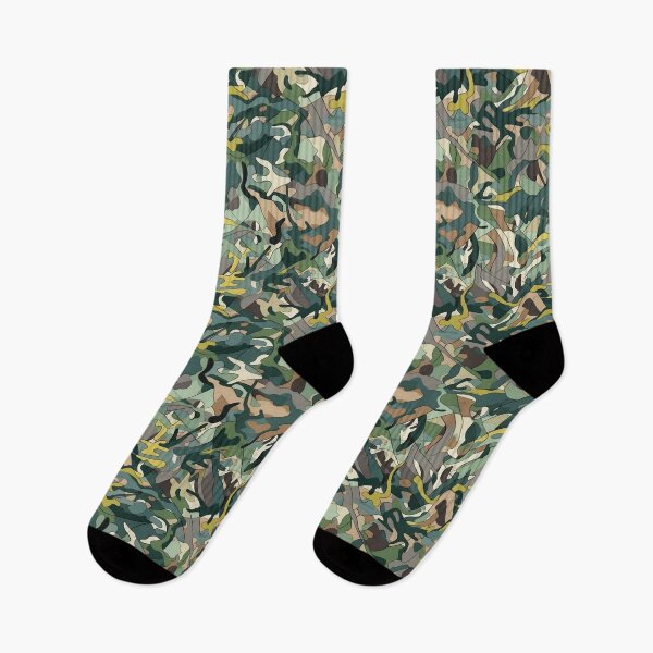 Item preview, Green Forrest Army Camo Print Camouflage Pattern Graphic Pixelated Military Colorful Abstract Country  designed and sold by arcadetoystore.