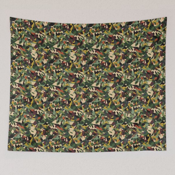 Item preview, Dark Green Forrest Army Camo Print Camouflage Pattern Graphic Pixelated Military Colorful Abstract Country  designed and sold by arcadetoystore.