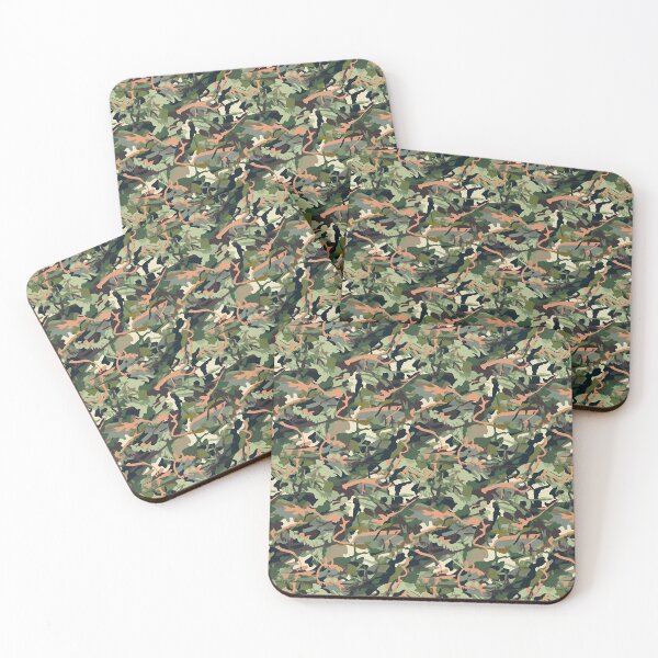 Item preview, Tree Green Forrest Army Camo Print Camouflage Pattern Graphic Pixelated Military Colorful Abstract Country  designed and sold by arcadetoystore.